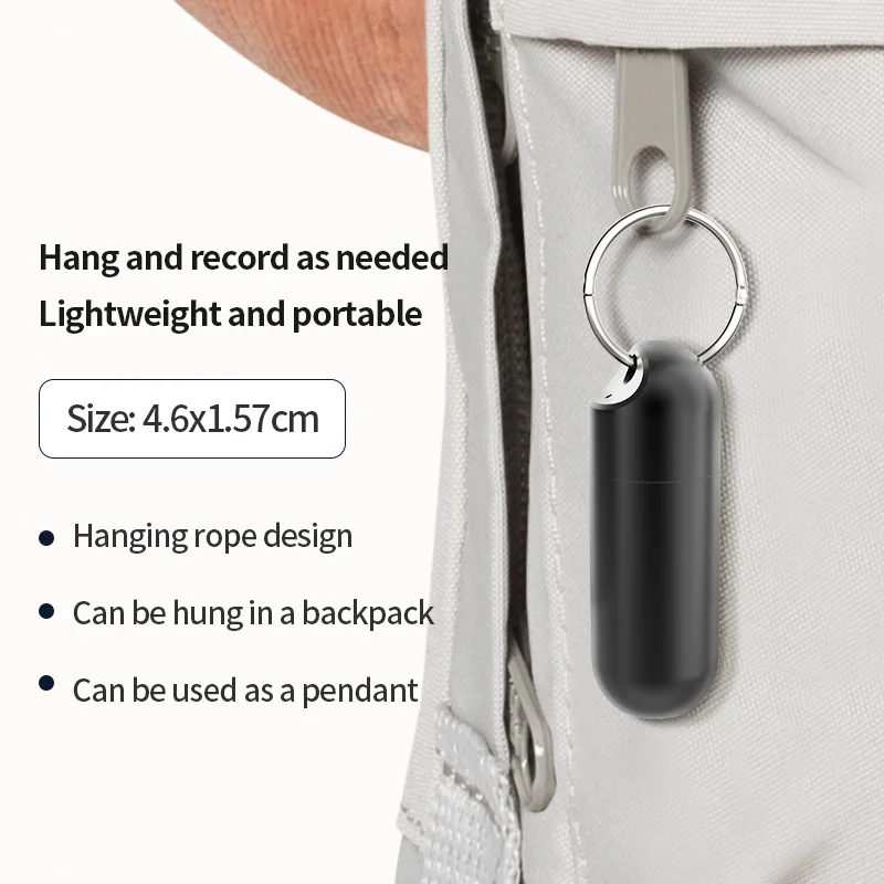 Multifunctional S1+ Digtal Voice Recorder, MP3 Player/USB Flash Drive, One-Click Recording, 50H Battery Life for Business/Study