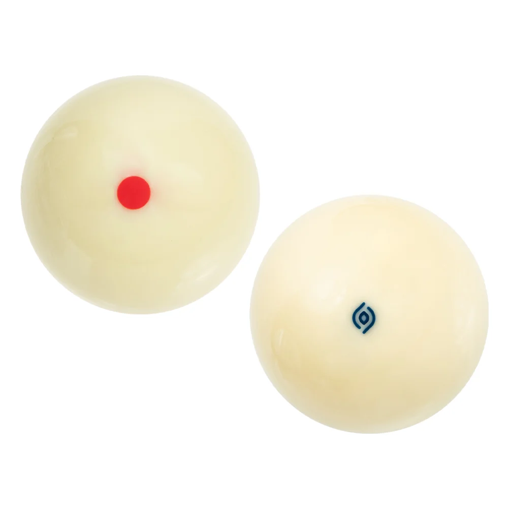 2 Pcs Billiard Cue Ball Necessity Equipment Professional Pool Balls Resin White Replaceable Supply