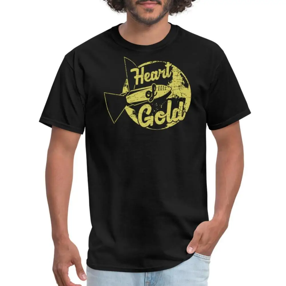 Heart Of Gold Globe Stylish Men's T-Shirt Unisex T-shirts Cotton Luxury Brand Vintage Oversized