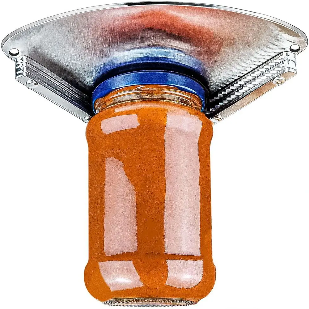 

Multifunctional Stainless Steel Jar Openers Manual Easy Grip Under Cabinet Jar Opener Tool Stainless Steel Bottle Opener