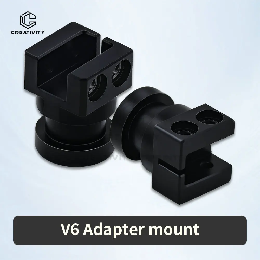

V6 CNC Adapter mount Labx1/Voron Hotend Adapter to V6 Converter Aluminum Alloy CNC adapter mount With lab Hotend