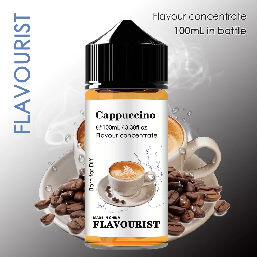 FLAVOURIST Cappuccino Flavor Concentrate Water Solubility BEST Coffee flavored Additive Liquid