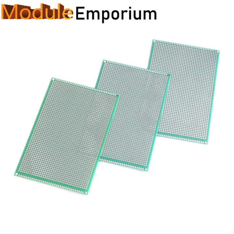 Doppelseitiger Prototyp Platine Universal-Leiterplatte DIY für Arduino 2,54mm Glasfaser Universal platine 10*15cm