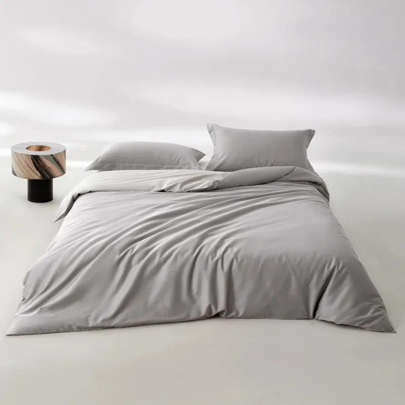 

1pc Egyptian Cotton Duvet Cover 200x230cm Solid Color 100% Cotton 800 Thread Count Korean Minimalist Soft Bedding