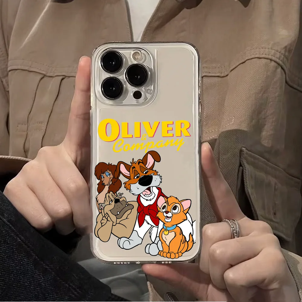 حافظة هاتف كارتون O-Oliver and Companys FUNDA لهاتف آيفون 12 11 13 14 15 16 MINI Max Pro Plus غطاء خلفي شفاف ناعم مقاوم للصدمات