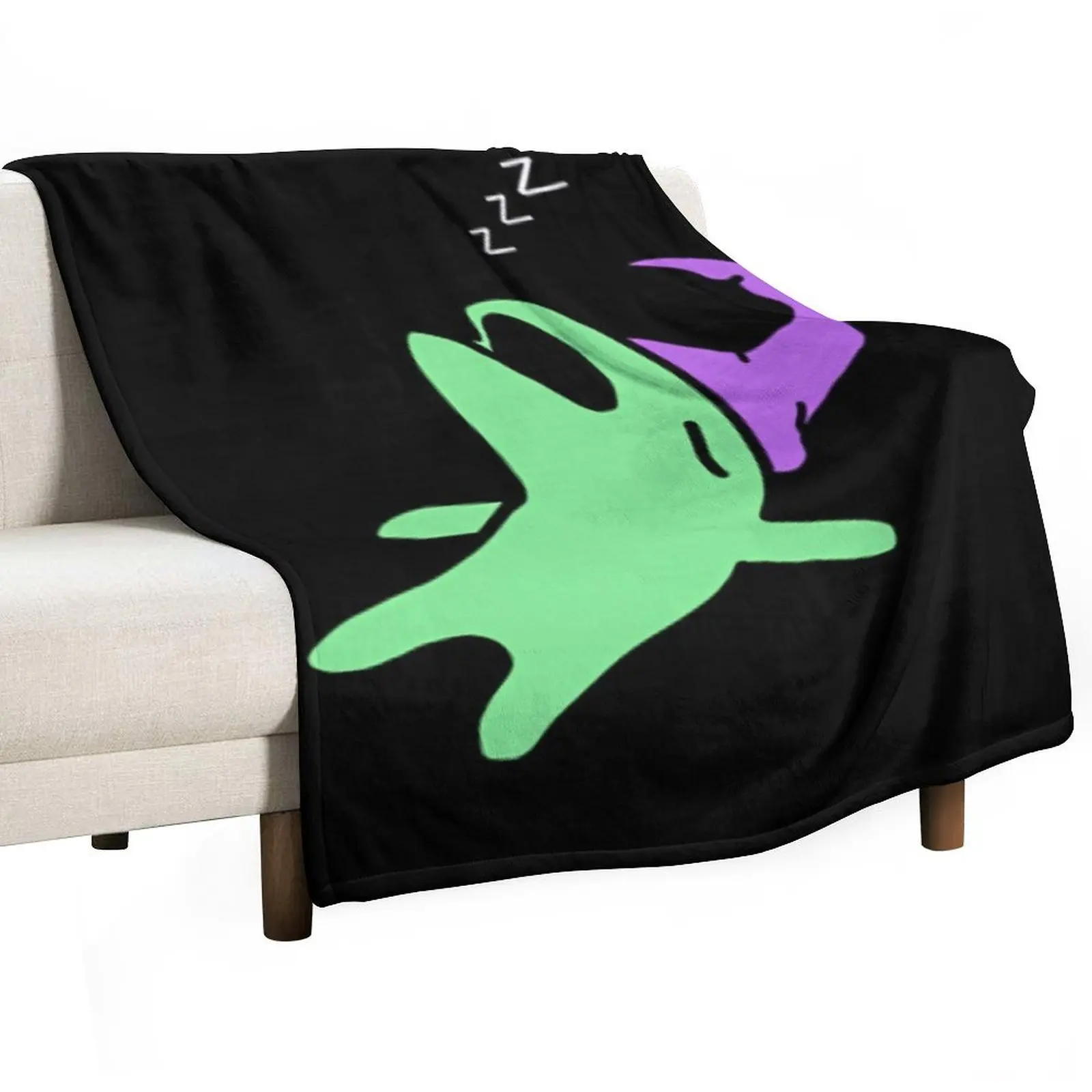 Glep Sleeping Smiling Friends \t Throw Blanket Giant Sofa Nap Loose Beach for babies Blankets