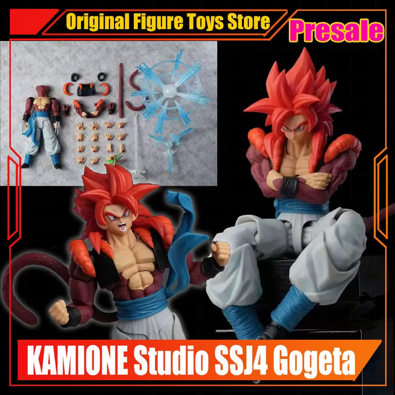 

New Product Reservation Tonsen/KAMIONE Studio Dragon Ball Ssj4 Gogeta Action Figure 1/12 Fusion Warriors Gogeta Anime Model Toy