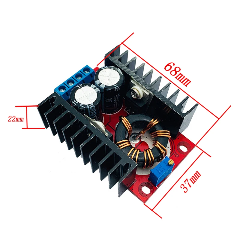 DC 9A 300W 150W Boost Converter Step Down Buck Converter Power module DC 0-100V 10A Digital Voltmeter Ammeter Dual Display