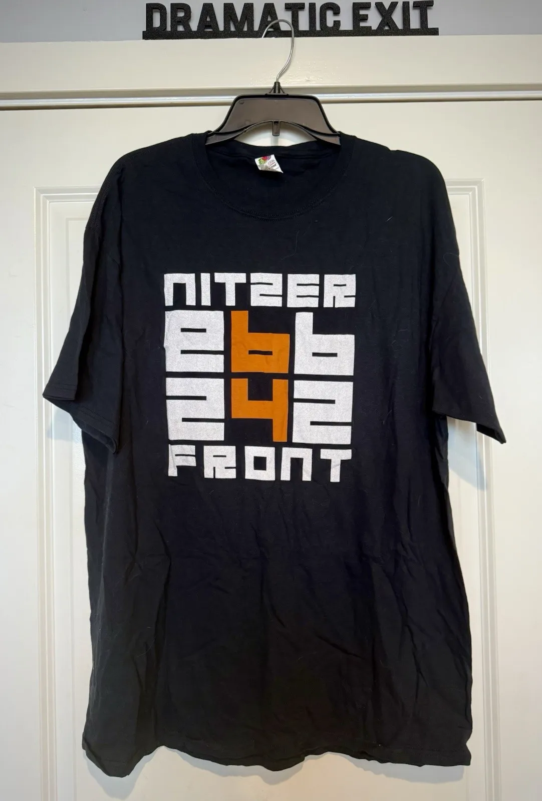 NITZER EBB / FRONT 242 Exklusives COLD WAVES FESTIVAL 2022 T-Shirt! Neu! Größe XL