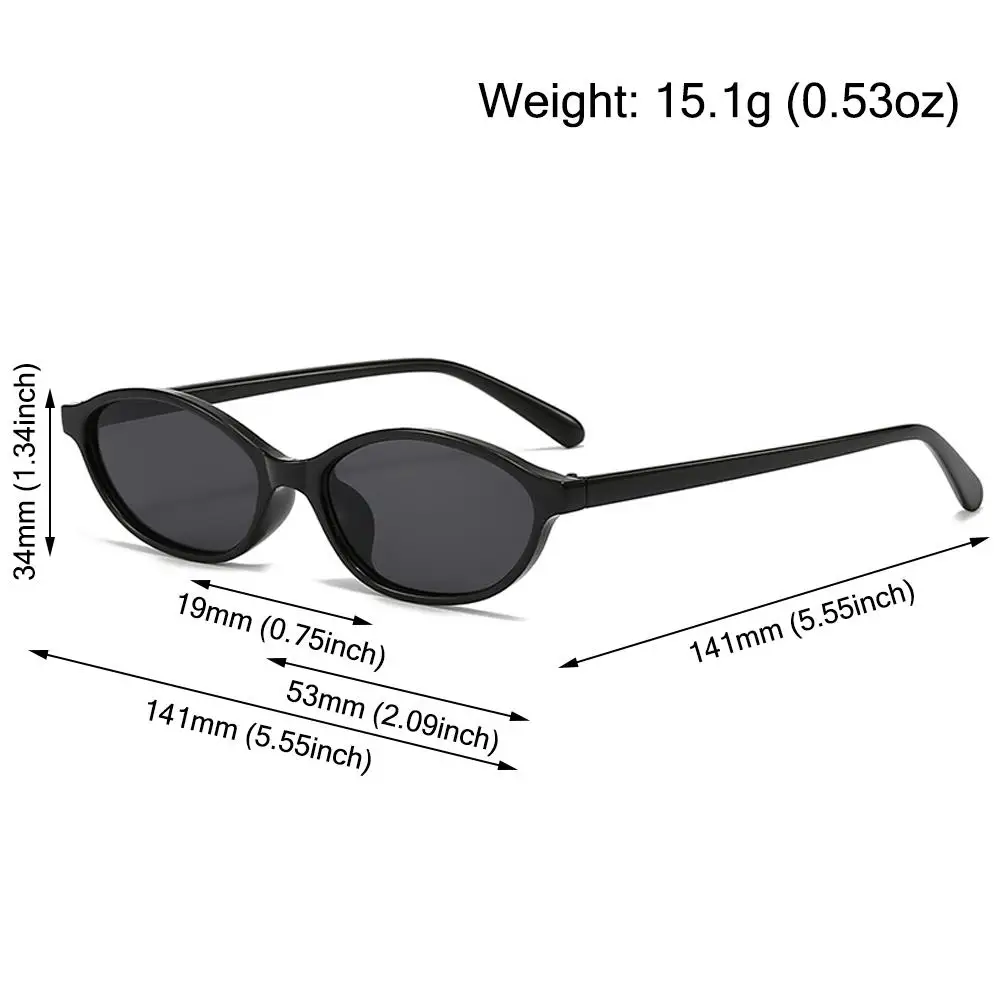 Gafas de sol Cat Eye oval ligeras UV400 para pesca deportiva - imagen 2
