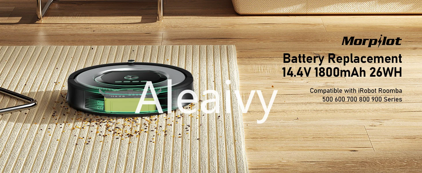 

14.4V 6500mAh Li Ion Battery for iRobot Roomba Cleaner 900 800 700 600 Series 960 980 981 965 895 890 860 695 692 690 680 675