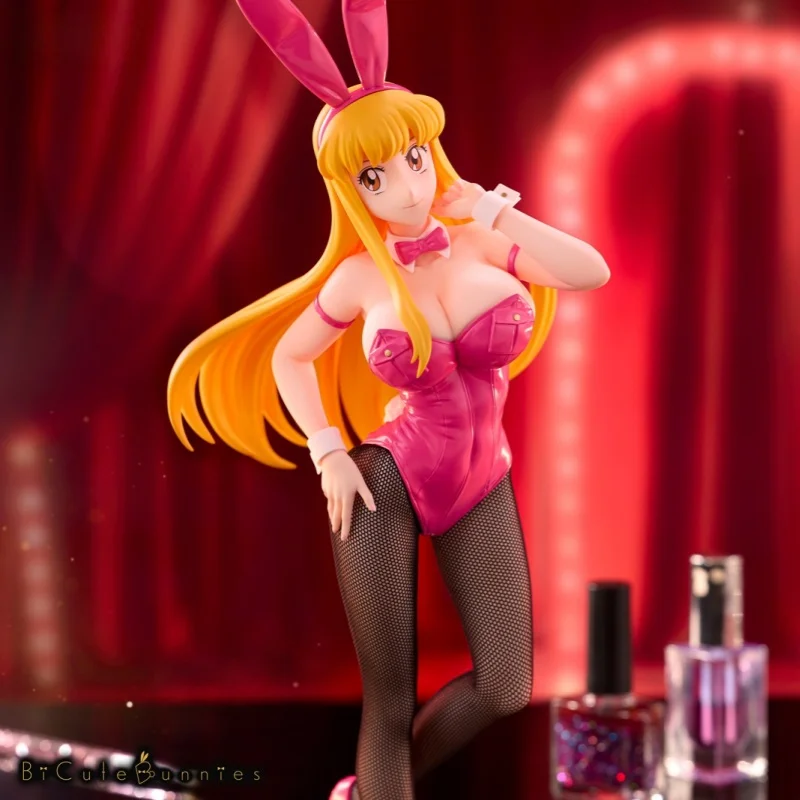 

Оригинальная аниме-фигурка Bicute Bunnies Reiko Akimoto Kochikame Bunny Girl, коллекционное украшение для рабочего стола для любителей аниме