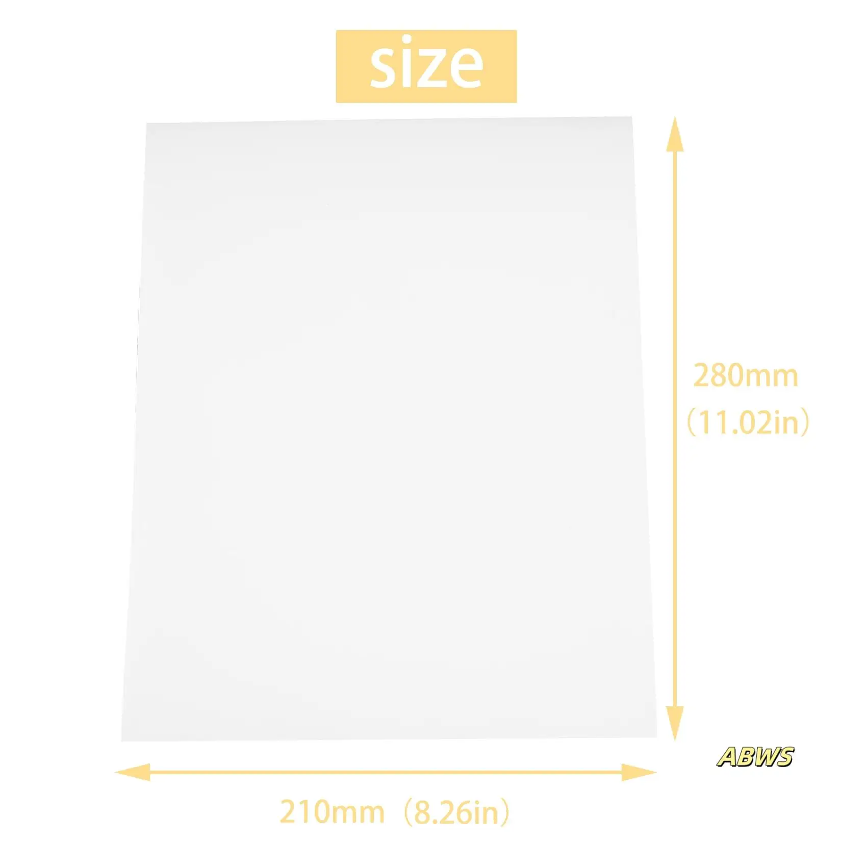 Premium Printable Waterproof Vinyl Sticker Paper For Inkjet And Printer 210X280mm 30 Sheets Matte White Decal Paper