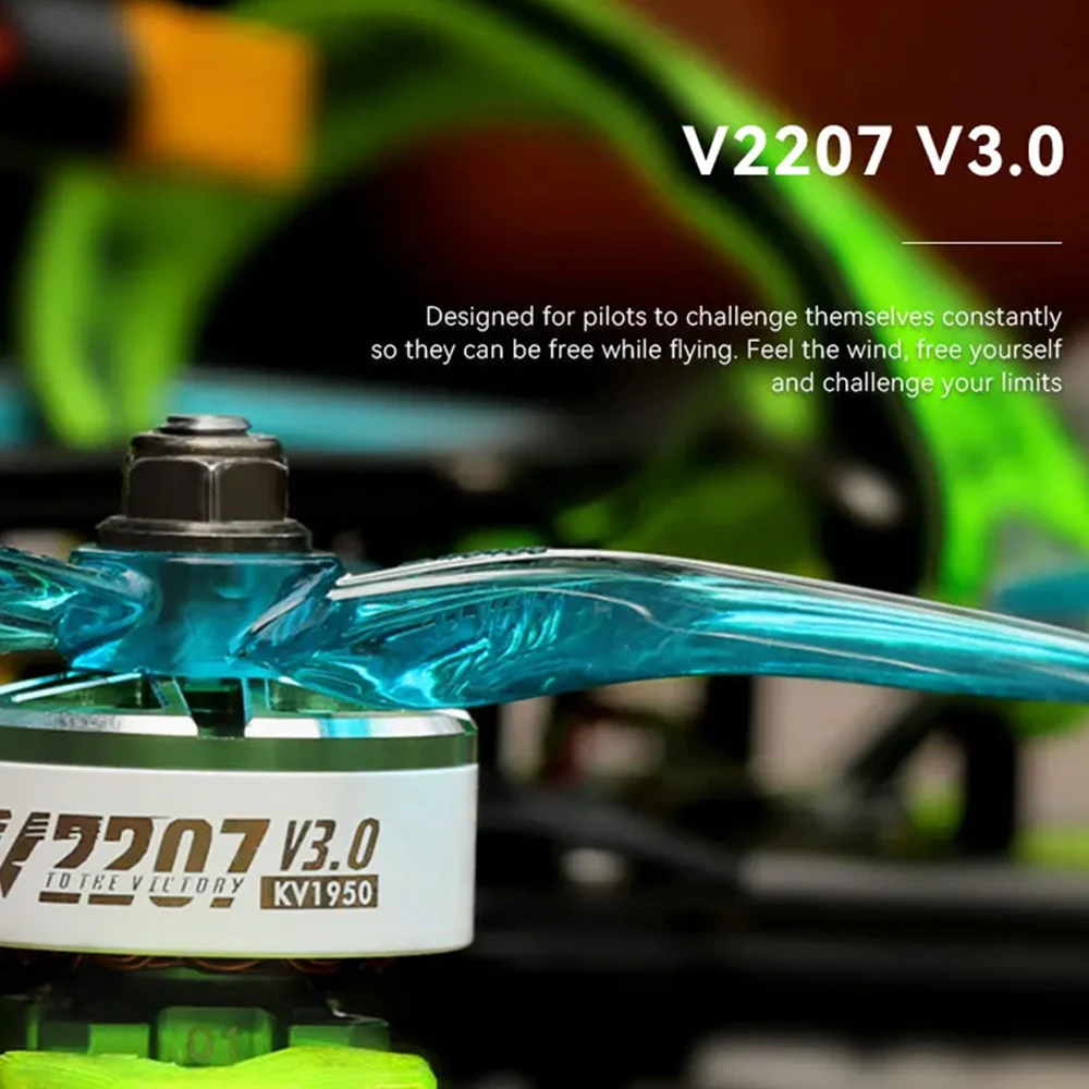 T-Motor Velox V2207 /V2306 V3  1750KV 1950KV 5-6S / 2550KV 4S Brushless Motor for FPV Racing Drone Quadcopter Freestyle RC Parts