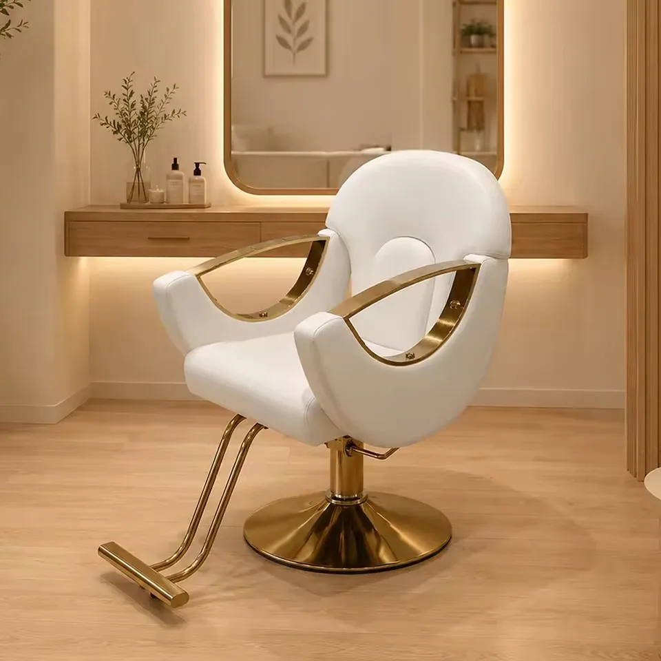 New Salon Furniture Barber Chairs Commercial Furniture Equipment for Barber Shops 360 Degree Rotating Barber Chair Furniture