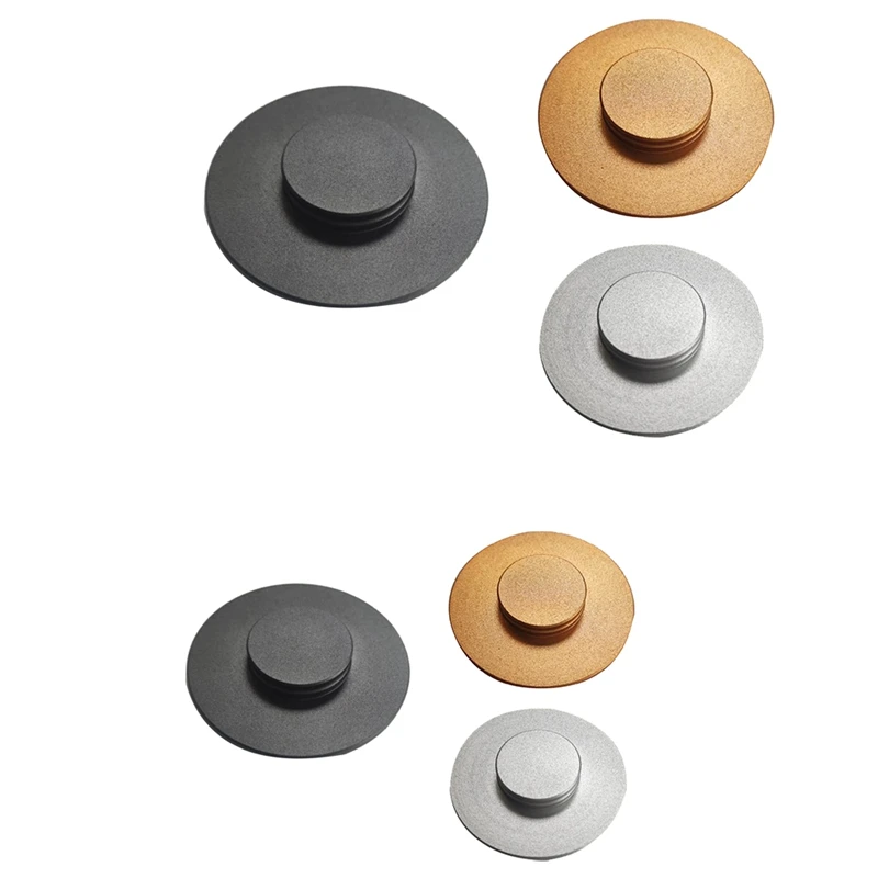 Penjepit Penstabil Meja Putar untuk Cakram Meja Putar Vinil LP untuk Penstabil Berat untuk CDM4 CDM3 Lubang Kecil Hitam Mudah Dipasang