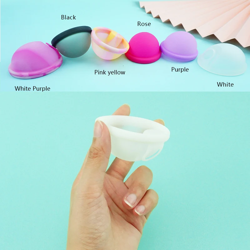 

Silicone Menstrual Cup Period Menstrual Collector Extra-Thin Menstruation Menstrual Disc Lady Women Health Care Feminine Hygiene