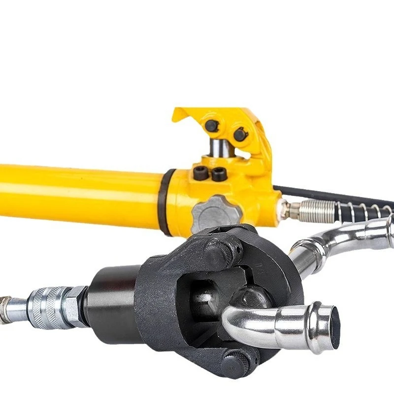 

Split stainless steel pipe pliers DN15-100 hydraulic single card double clamping pliers clamping tool ring die jaw seat