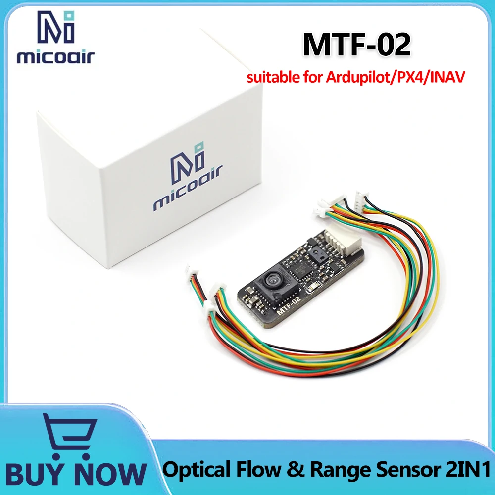 Оптический датчик расхода и дальности MicoAir MTF-02 UART 115200 Поддержка прошивки Ardupilot/PX4/INAV FC