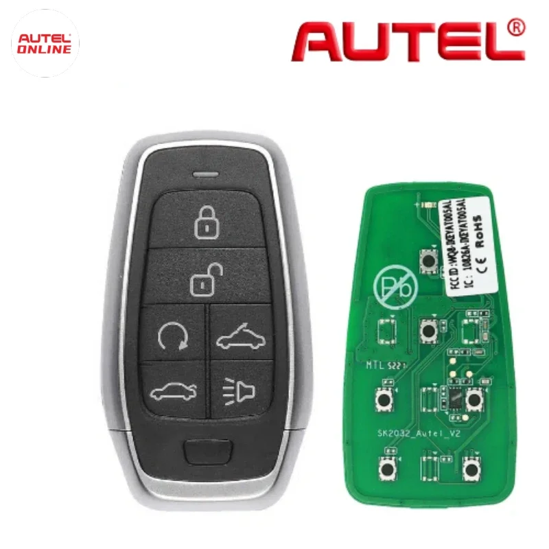 Autel-Clé télécommande intelligente universelle indépendante IEllYAT006CL, 6 boutons