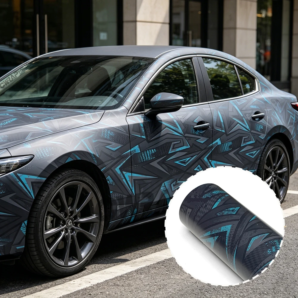 Auto-Folierung Vinyl für Motorradhelme Aufkleber Cyberpunk Dreieck Skateboards Wasserdichte Vinyl-Aufkleber Grafiken Auto-Folierung – Detail 10