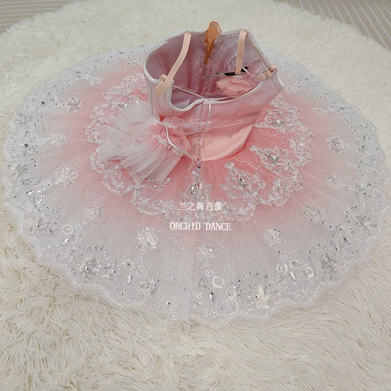 BT01255 Tamanho personalizado profissional cor personalizada crianças meninas mulheres adultos trajes tutu de balé rosa