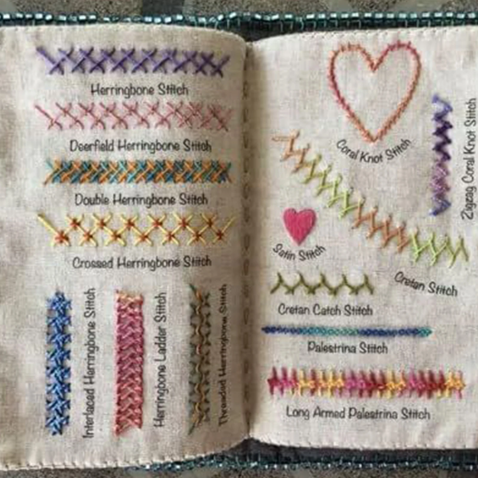 Embroidery Stitches Book Sewin - Embroidery Guide Book recension och pris