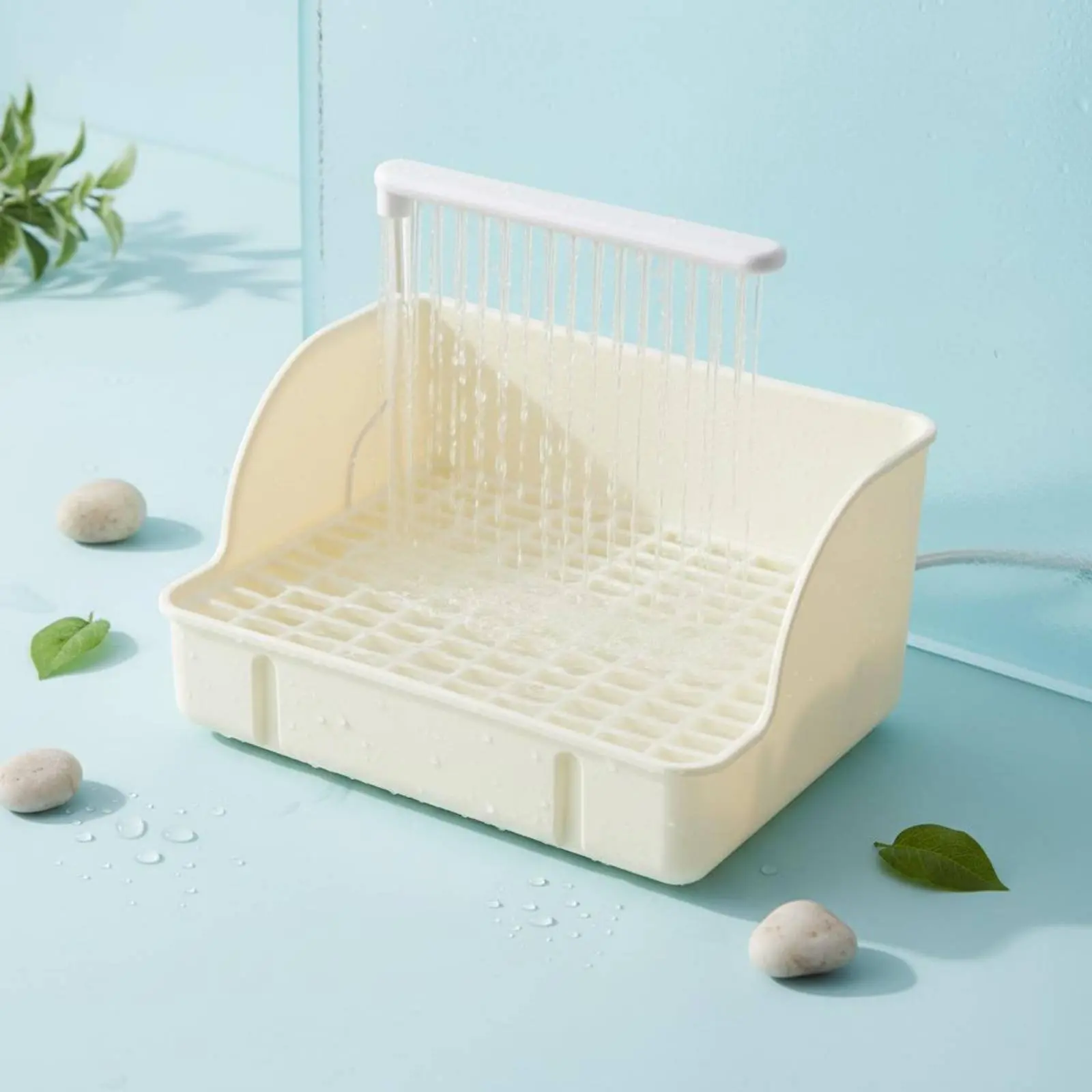 Automatic Avian Shower Easy to Clean Parrot Bathing Tub Electric Avian Water Feature Energy Saving Pet Supplies for Indoor view 6