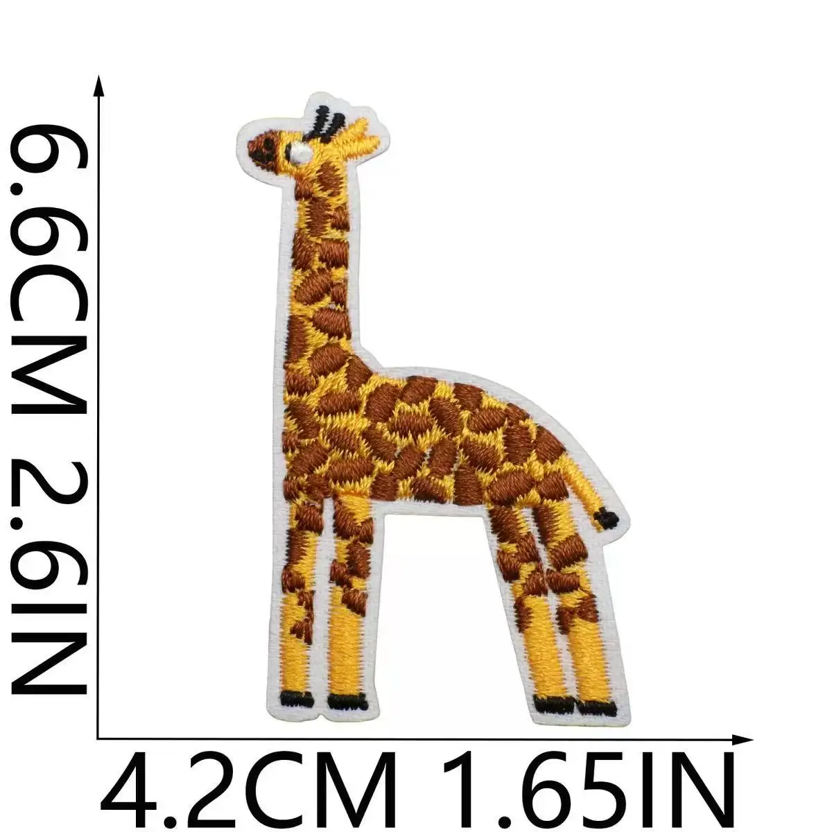 แพทช์ปักลายสัตว์ป่าเขตร้อน 12 ชิ้น – ลายสิงโต จระเข้ ยีราฟ ช้าง ม้าลาย สำหรับติดเสื้อผ้า กระเป๋า DIY