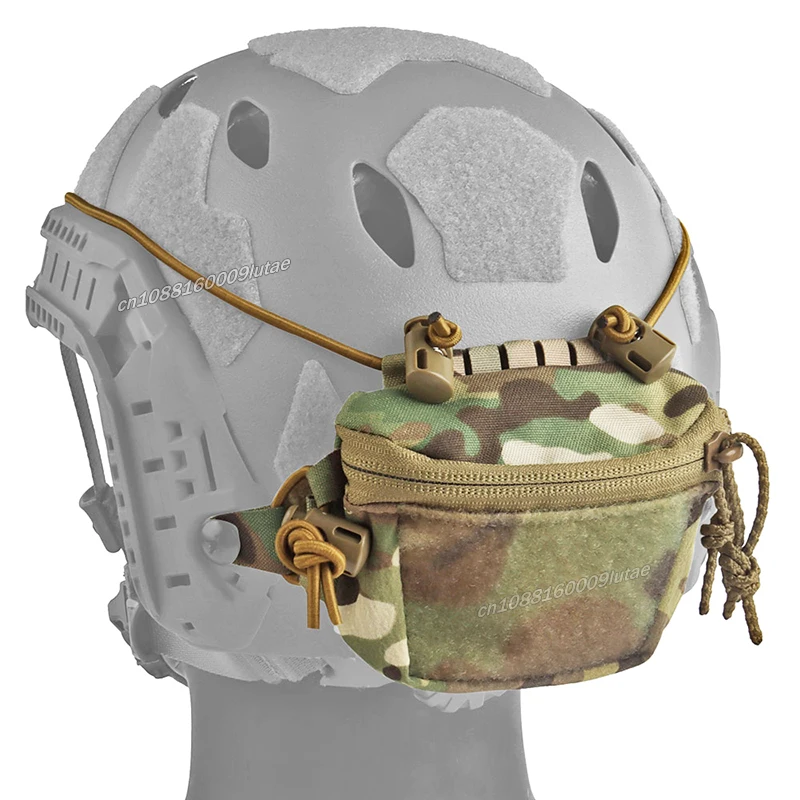 

Tactical SC Helmet Battery Pouch Balance Retention Anchoring Integrated Node Pocket New Universal Rear Battery Storage Case Bag