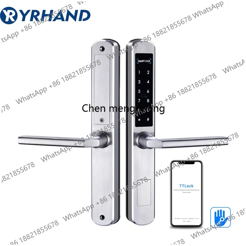 TTLock app Smart Sliding Lock WIFI Electronic Door Lock Bluetooth Digital APP Keypad Code RFID Card Keyless Lock For hotel/home