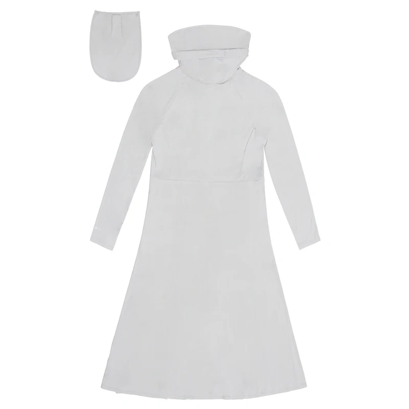 Li-Ning Women's Training Dresses Slim Fit 86%Polyamide 14%Elastane Fitness LiNing Hooded Long-sleeve Dress ASKV434