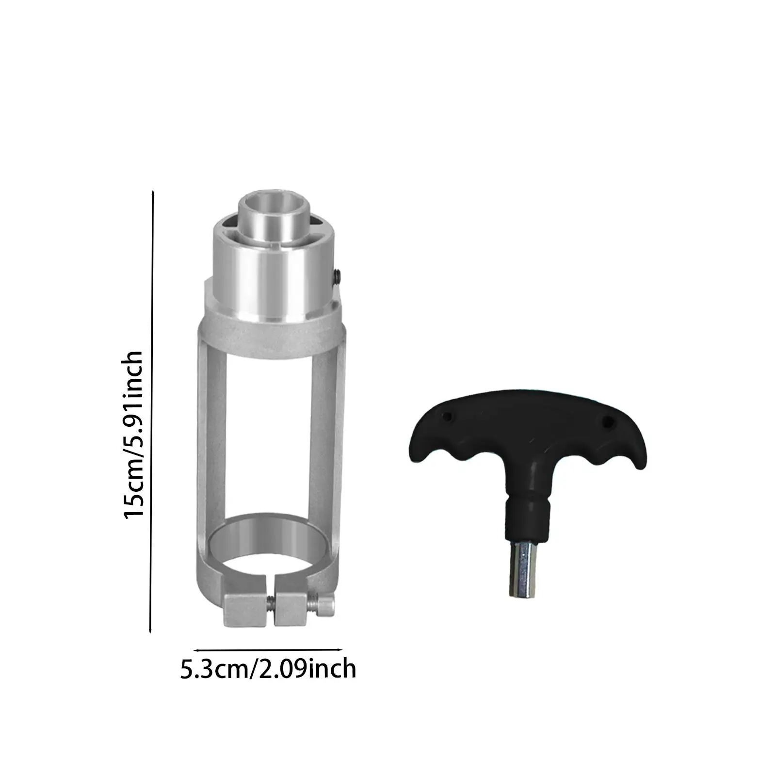 Square Hole Drill Bit Adapter Attachment Hand Electric Drill Accessory Accessories