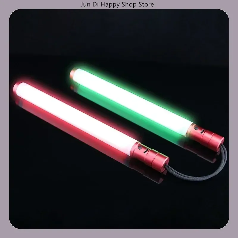 Luminous LED Light Stick Color Changing Metal Rechargeable Stage Performance Prop Glow Stick for Party Show