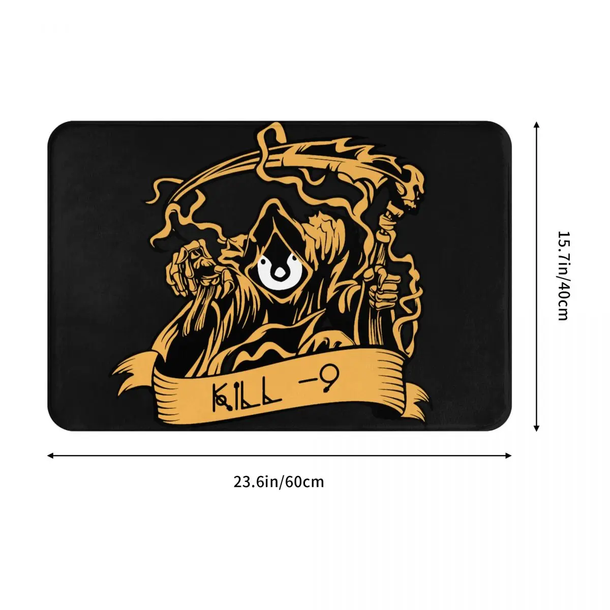 Linux Operating System Non-slip Doormat Kill Process Bath Bedroom Mat Welcome Carpet Home Modern Decor