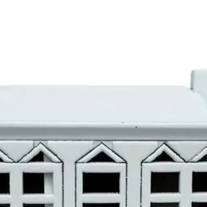 

Белая деревянная маленькая вилла, модель 1:12, кукольный домик, миниатюры, декоративные предметы, ролевые игры, пейзажные украшения, сделай сам