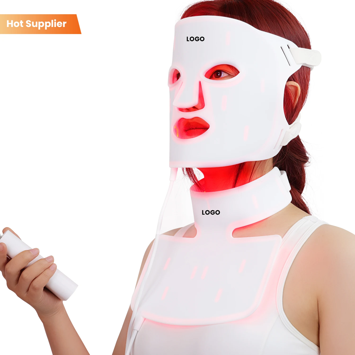 

510k 415nm 630nm 830nm Certified Red Light Therapy Mask Beauty Care LED Facial Mask Skin Care Device Red Light Therapy Mask