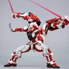 Mjh Hirm 1/100 Mbf-P02 Astray 레드 프레임 구동 레드 조립 모델 고품질 소장 로봇 키트 모델 어린이 선물 3