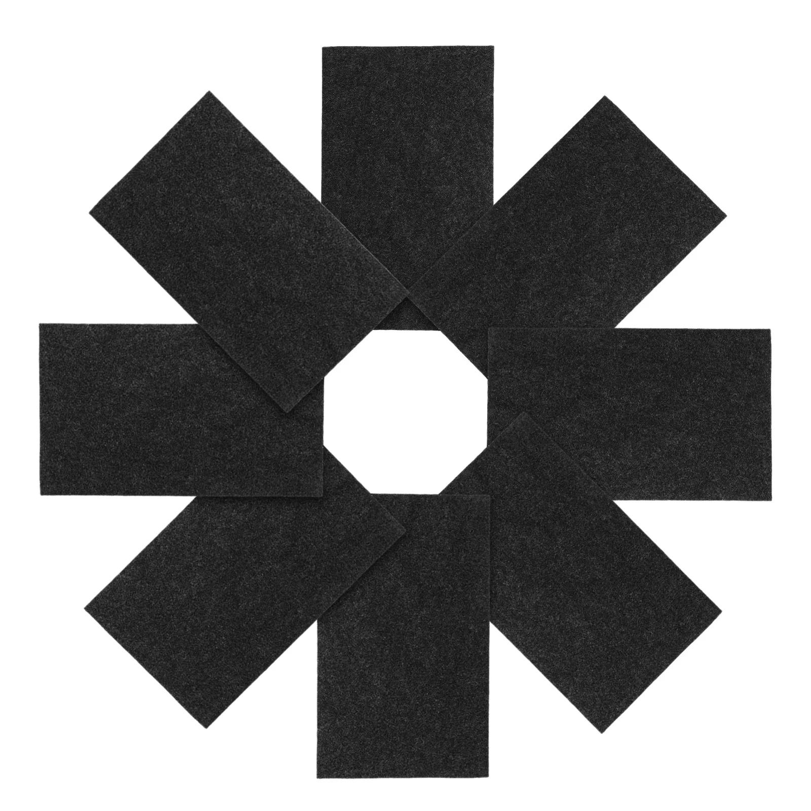 

8Pcs Automatic Watering Capillary Mat Black Felt Self Watering Seedling Starting Tray Planter Pad Indoor Outdoor Gardening