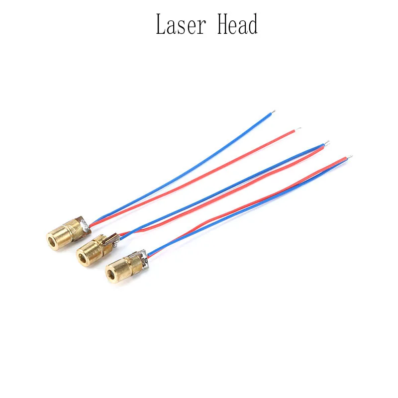 5PCS 3V/5V Cross Line Dot MINI Red Laser Head Laser Positioning Lamp Semiconductor Laser LED LD Module