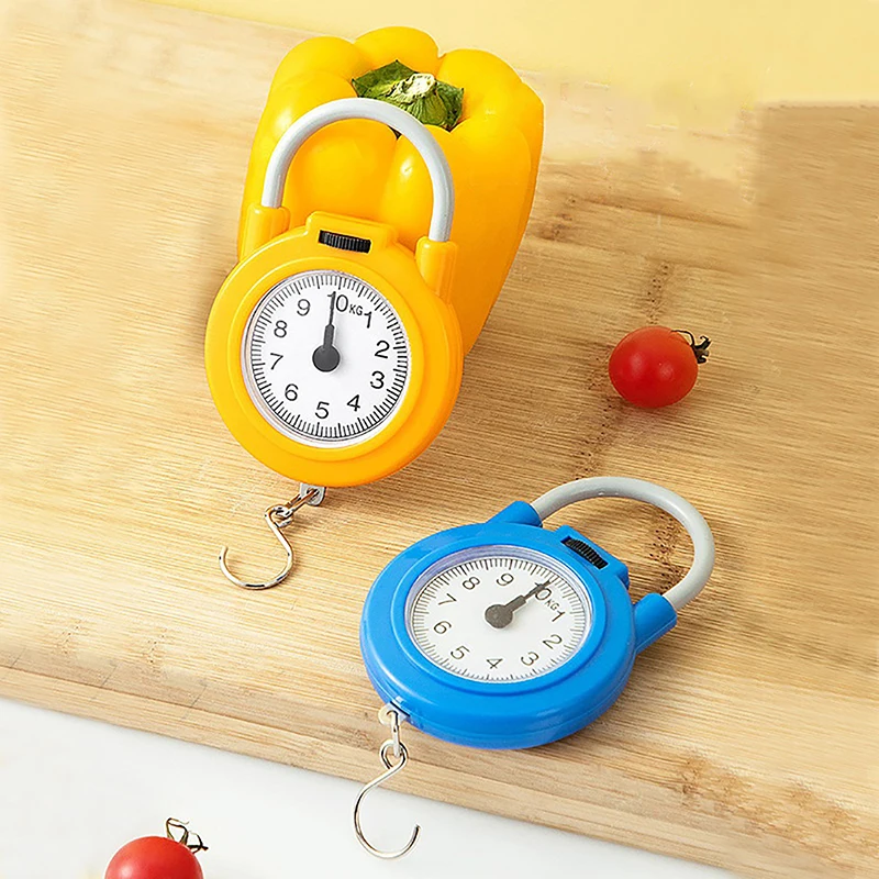 Portable Hanging Mechanical Scale Fish Luggages Kitchen Scale Hanging High Precision Digital Hand Held Spring Scale