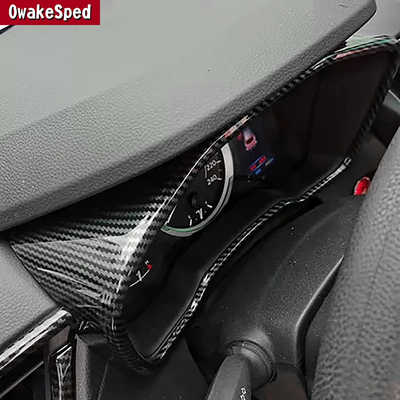 

Стайлинг автомобиля, рамка для счетчика масла, украшение для Toyota Corolla 2019-2023, цветная крышка прибора из углеродного волокна, отделка, аксессуары для интерьера