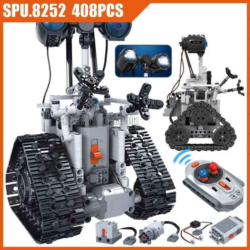 

7112 408pcs Technical Creative Remote Control Rc Robot Electric Building Blocks Toy