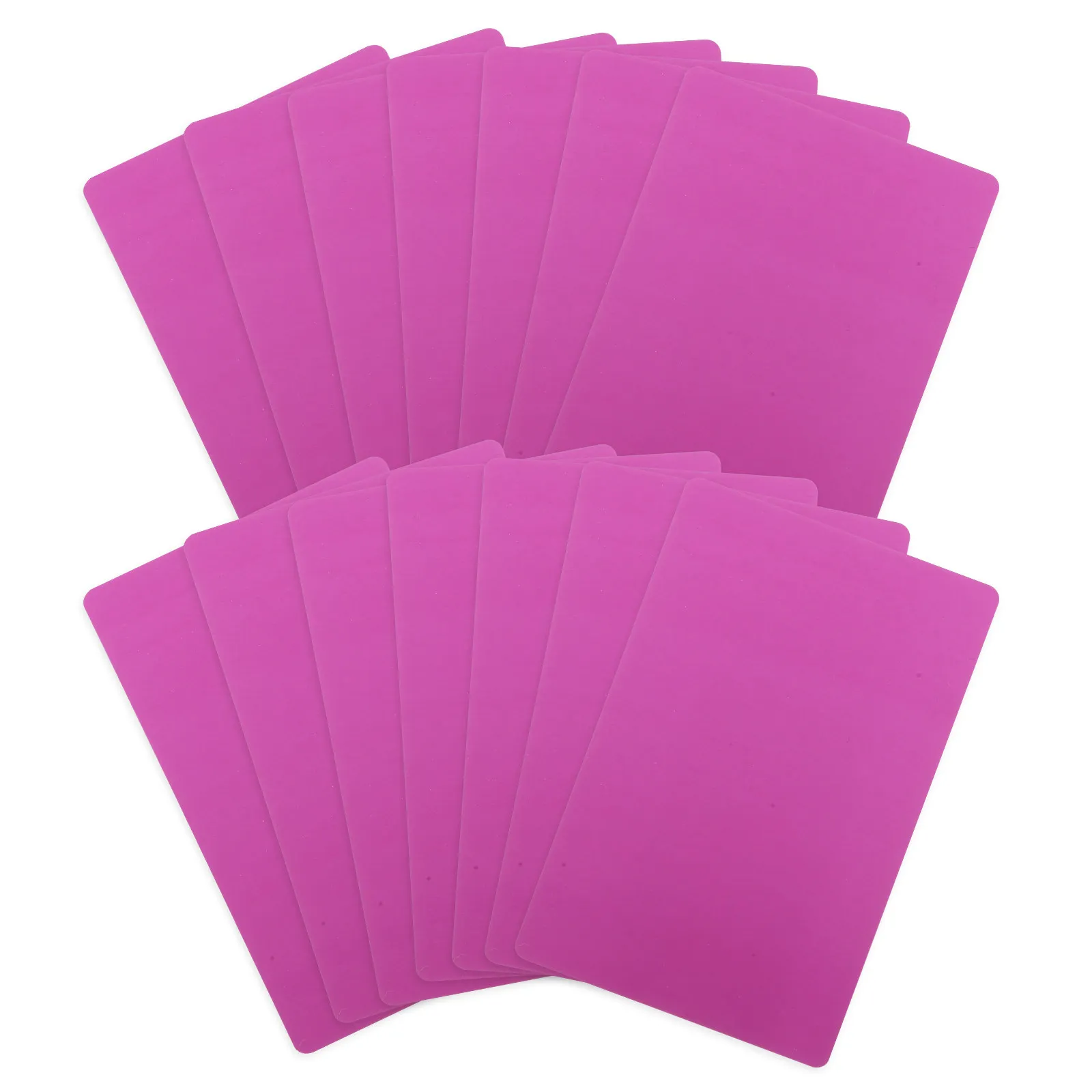 

15Pcs Blank Metal Business Cards Aluminum 0.5mm Thickness Sublimation Metal Business Card Blanks Engraving Heat Transfer DIY