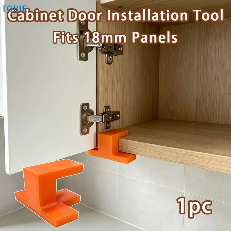 [TL]【TL】Cabinet Door Installation Jig Woodworking Locator T-Type Corner Bracket 18MM Clamping Tool For Floor Ceiling Cabinets