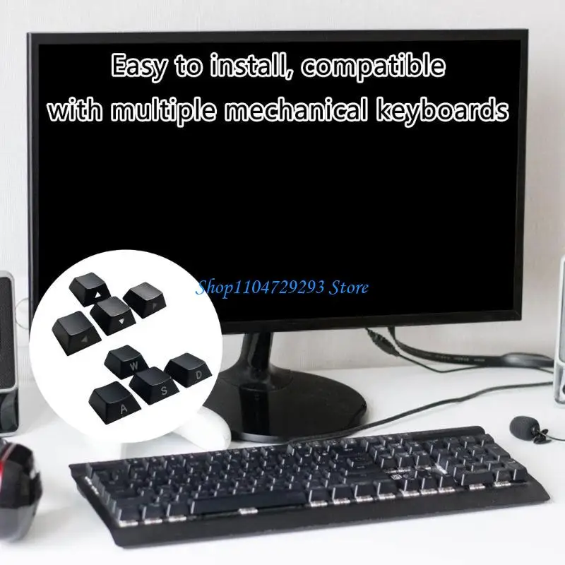 

Y2GD Aluminum Alloy Keycaps Enhances Durability And Typing WASD/Directional Keycaps