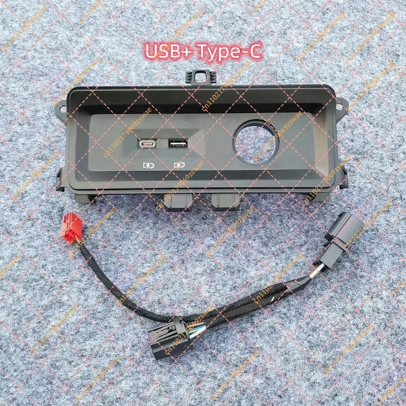 Car Rear Seat USB Charging Interface Type-C Port Accessory