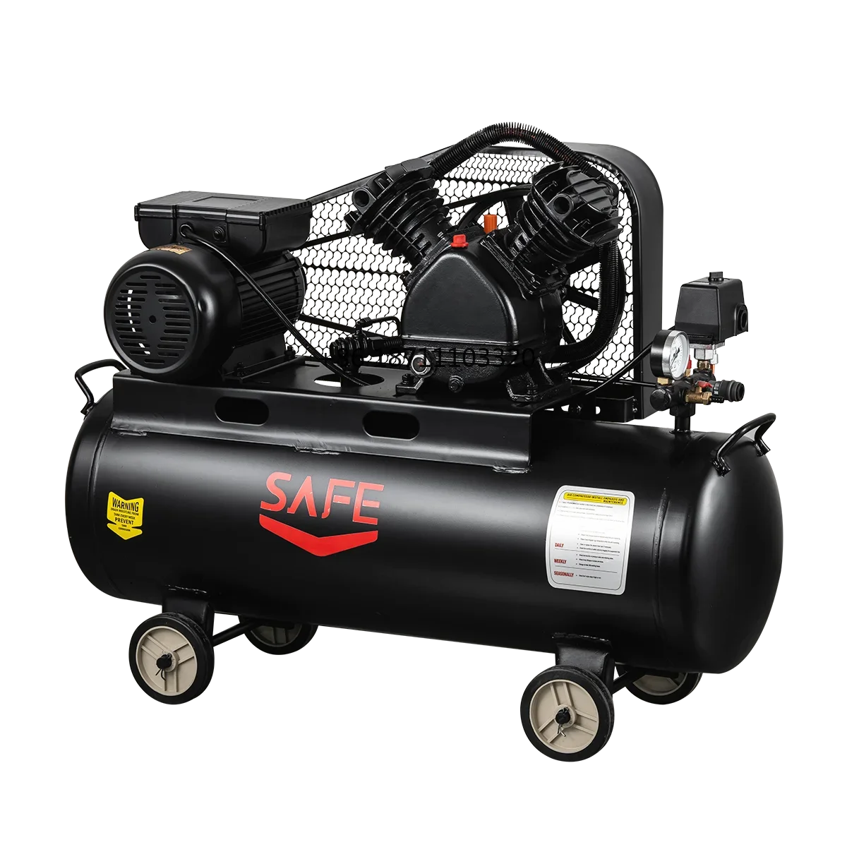 150-Liter Piston Air Compressor with Reliable Engine and Motor for Tyre Air Compression