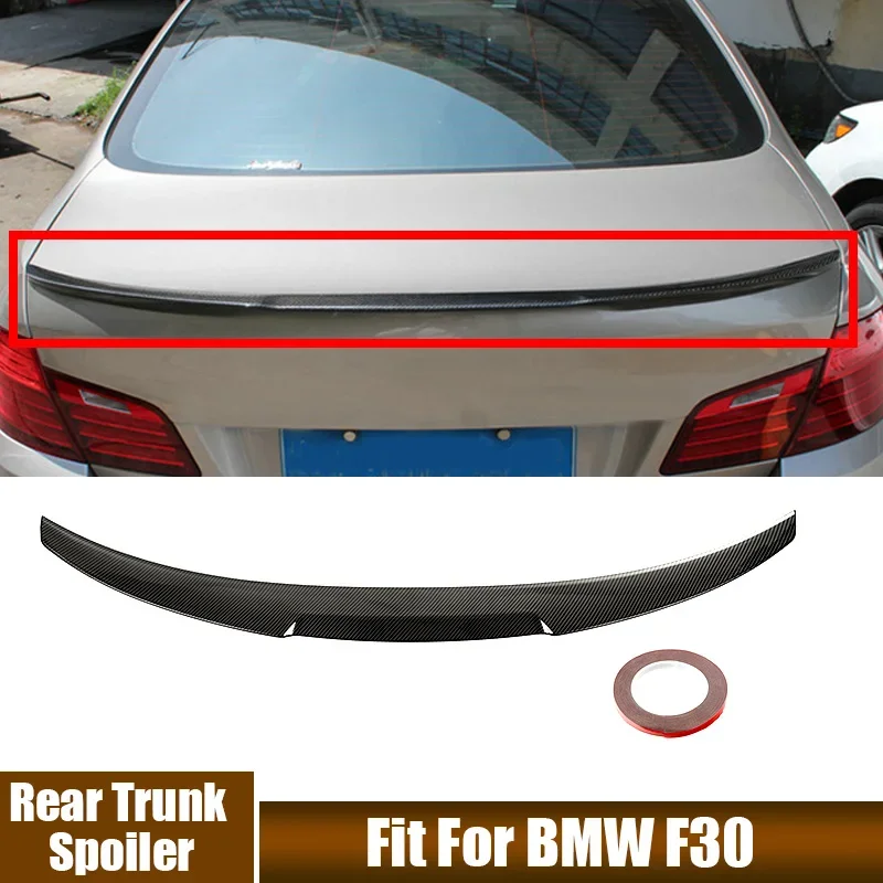 

Fit For BMW F30 Auto Rear Trunk Spoiler Kit Carbon Fiber ABS Modification Rear Spoiler Wings Automobiles Exterior Accessories