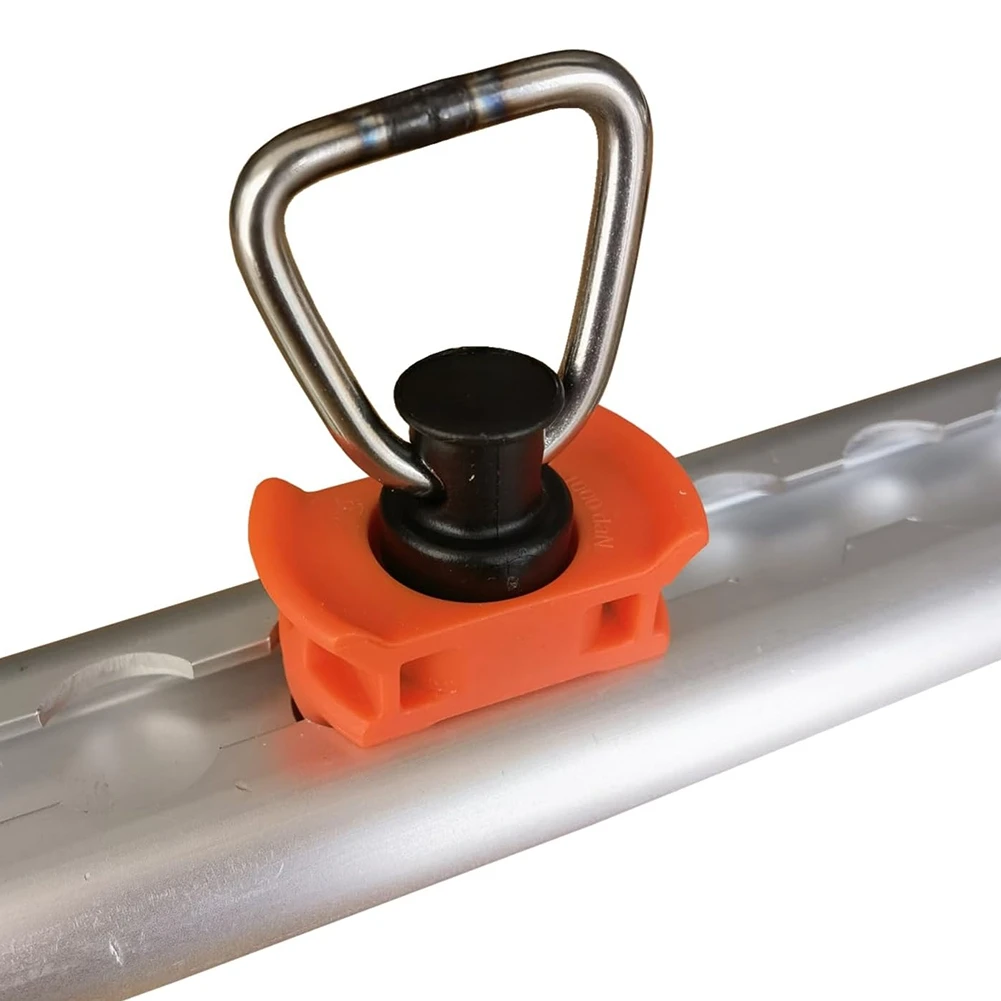 

ELEG-6 Pack Single Stud L-Track Fitting With D Ring For L Track,Single End Fitting For Airline Rails